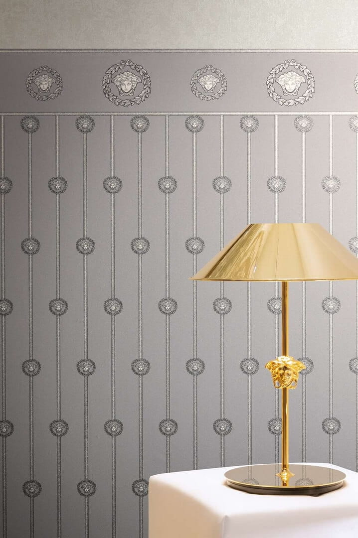 Tapeta w pałacowym stylu - Meduzy w ornamentach  Versace 79131-3 Versace VI