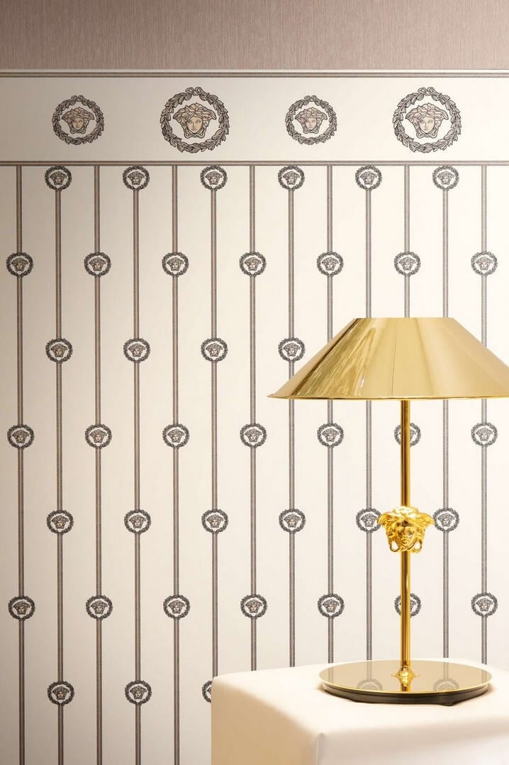 Tapeta w pałacowym stylu - Meduzy w ornamentach  Versace 79131-5 Versace VI