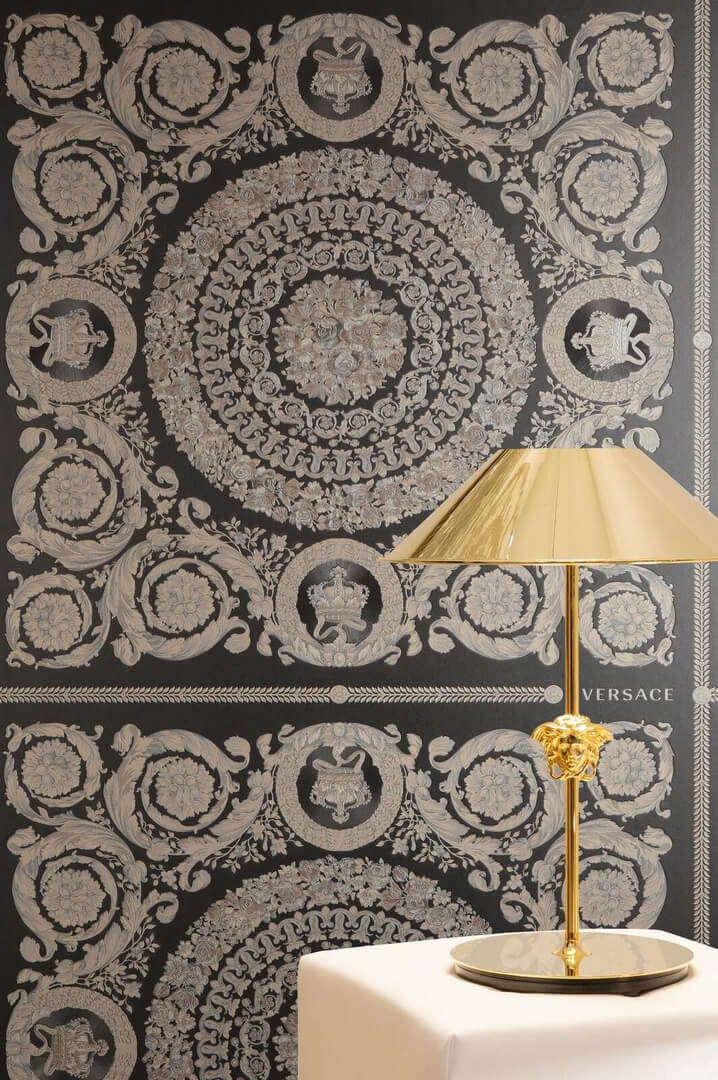 Tapeta jak barokowe kafle Versace 79134-1 Versace VI