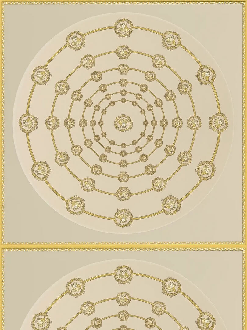 Tapeta współczesny ornament z Meduzami Versace 79175-3 Versace VI