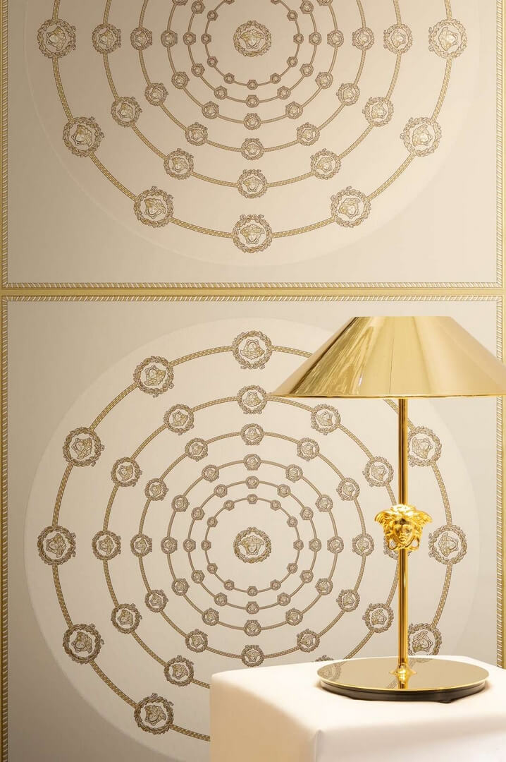 Tapeta współczesny ornament z Meduzami Versace 79175-3 Versace VI