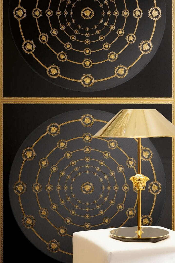 Tapeta współczesny ornament z Meduzami Versace 79175-5 Versace VI