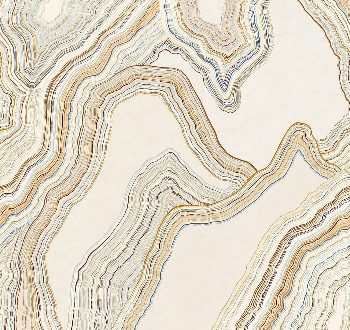 Mural płynne linie Masureel DGERO1013 Dirillo Erosion