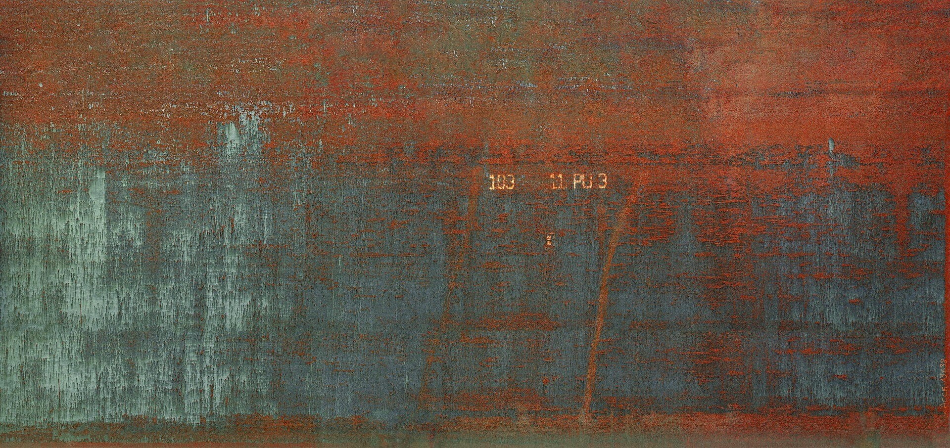 Mural w stylu loftowej rdzy Masureel DGERO4014 Corrosion Erosion