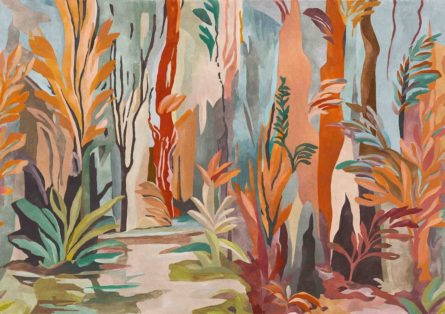 Mural artystyczny krajobraz natury Masureel DGRAY2013 Taiga Ray