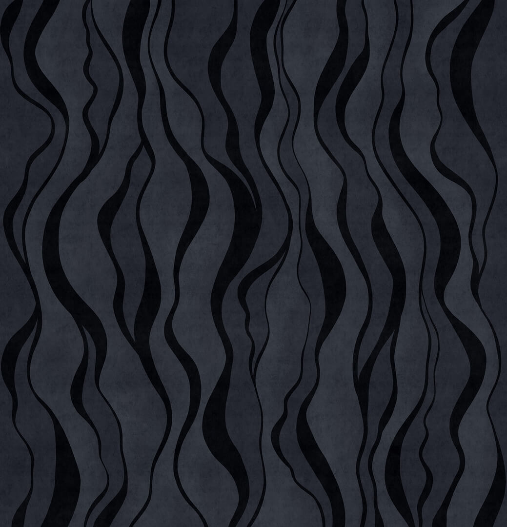 Fototapeta falujące linie Rebel Walls R21094 Gentle Lines Dark Blue Modern Simplicity