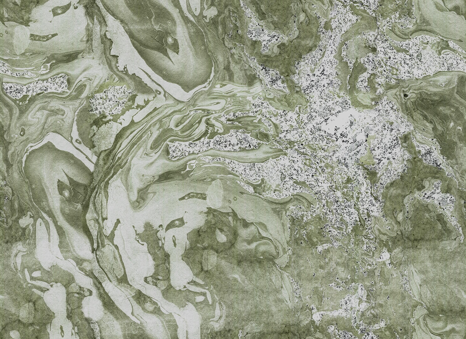 Fototapeta marmur Rebel Walls R21105 Marble Flow Green Modern Simplicity