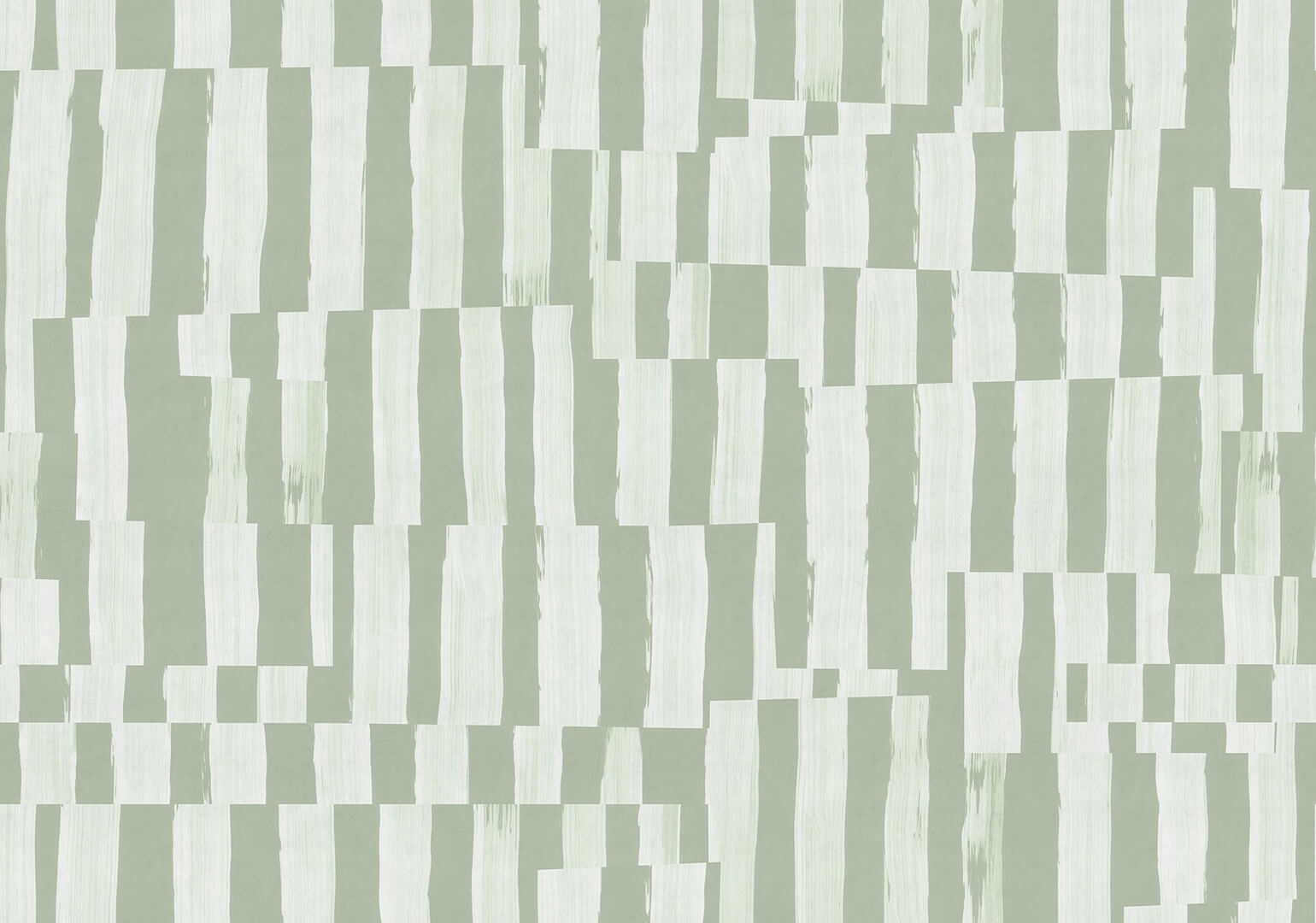Fototapeta nieregularne bloki i paski Rebel Walls R21112 Broken Stripes Green Modern Simplicity