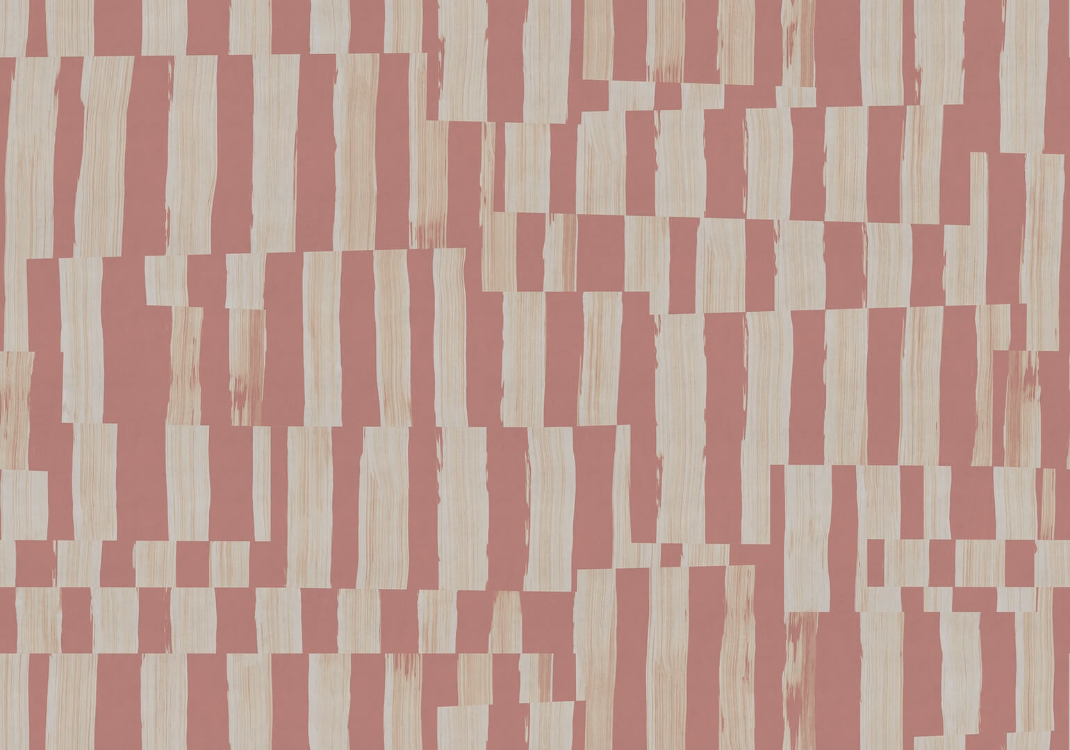 Fototapeta nieregularne bloki i paski Rebel Walls R21114 Broken Stripes Pink Modern Simplicity