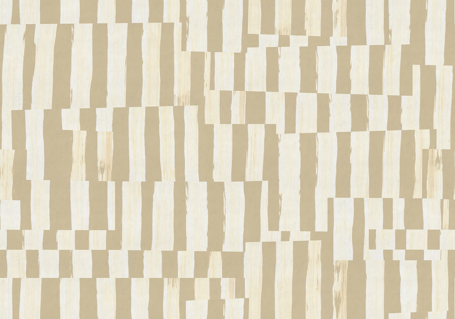 Fototapeta nieregularne bloki i paski Rebel Walls R21115 Broken Stripes Beige Modern Simplicity