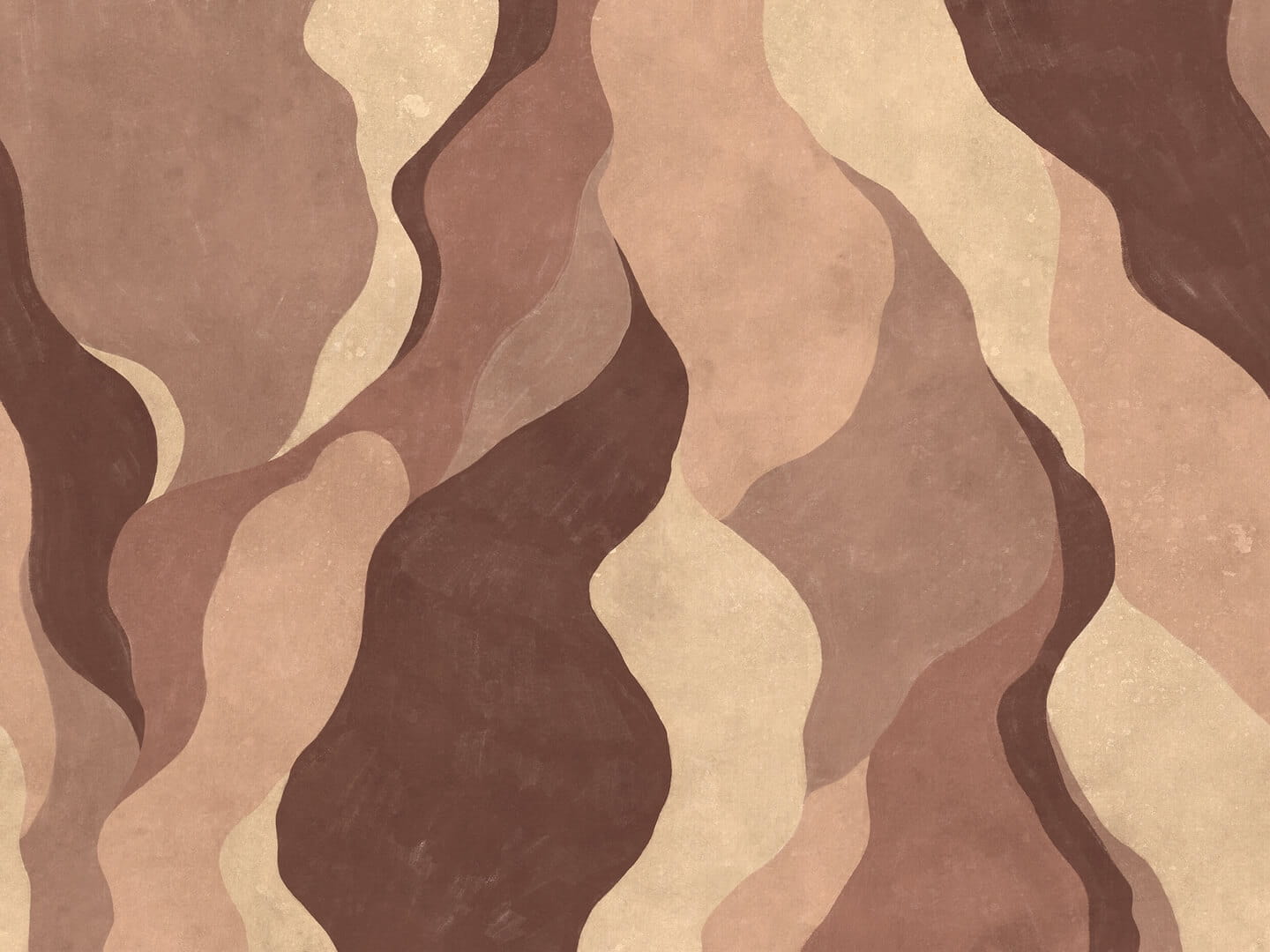 Fototapeta płynne, abstrakcyjne formy Rebel Walls R21765 Flowing Forms Burgundy Modern Simplicity