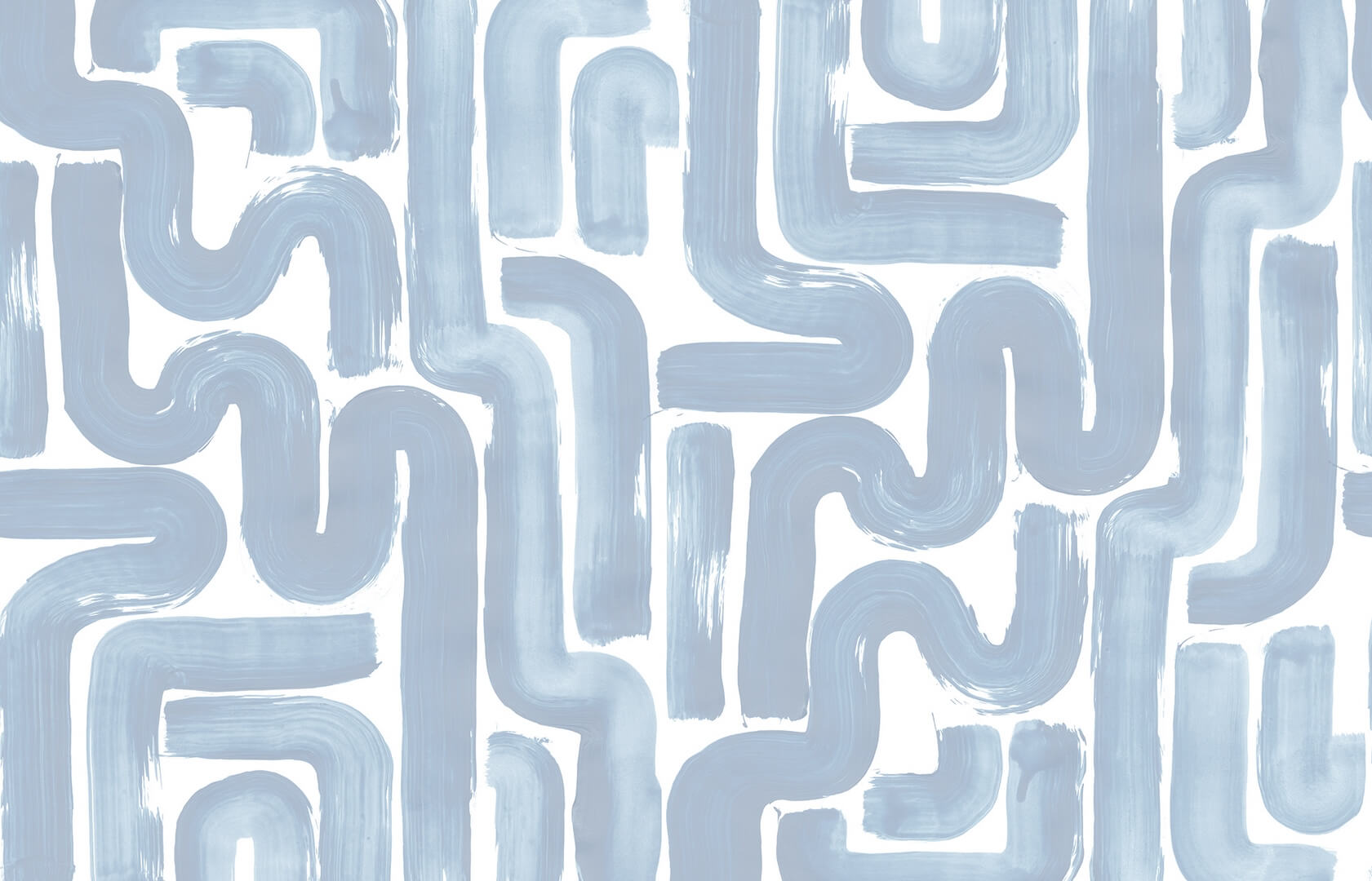 Fototapeta płynne pociągnięcia pędzla Rebel Walls R21777 Drape Brush Blue Modern Simplicity