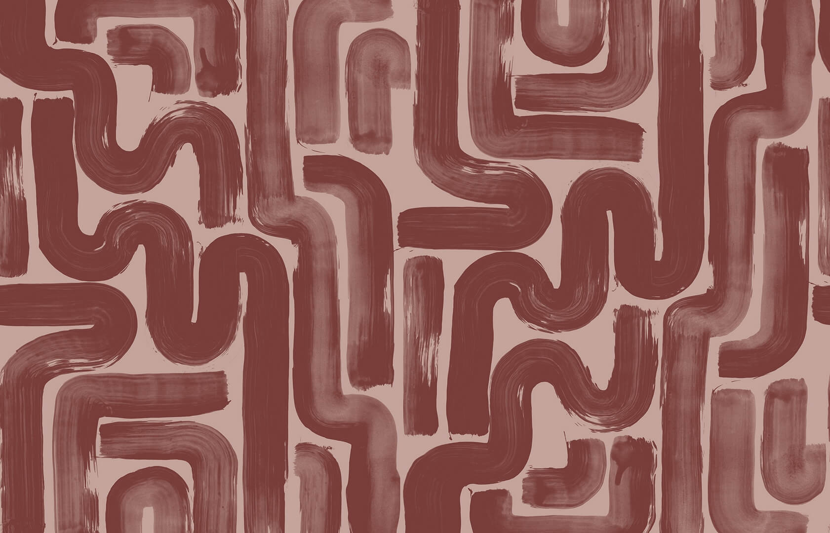 Fototapeta płynne pociągnięcia pędzla Rebel Walls R21779 Drape Brush Red Modern Simplicity