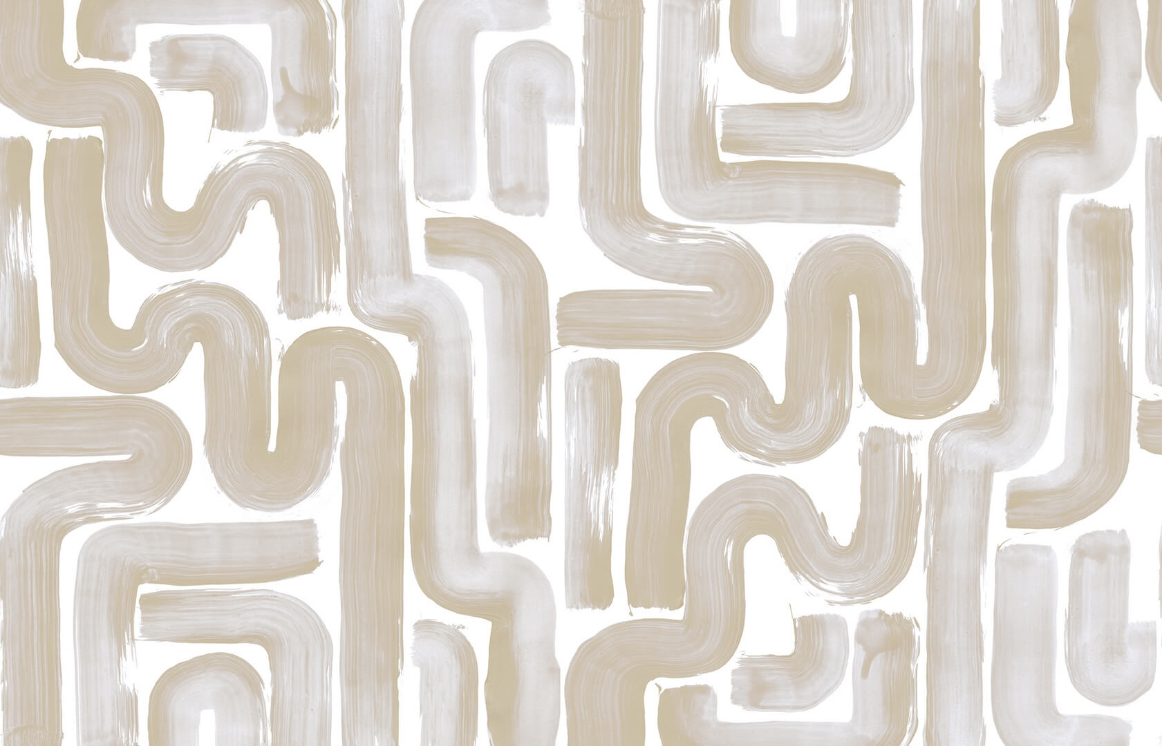 Fototapeta płynne pociągnięcia pędzla Rebel Walls R21781 Drape Brush Beige Modern Simplicity
