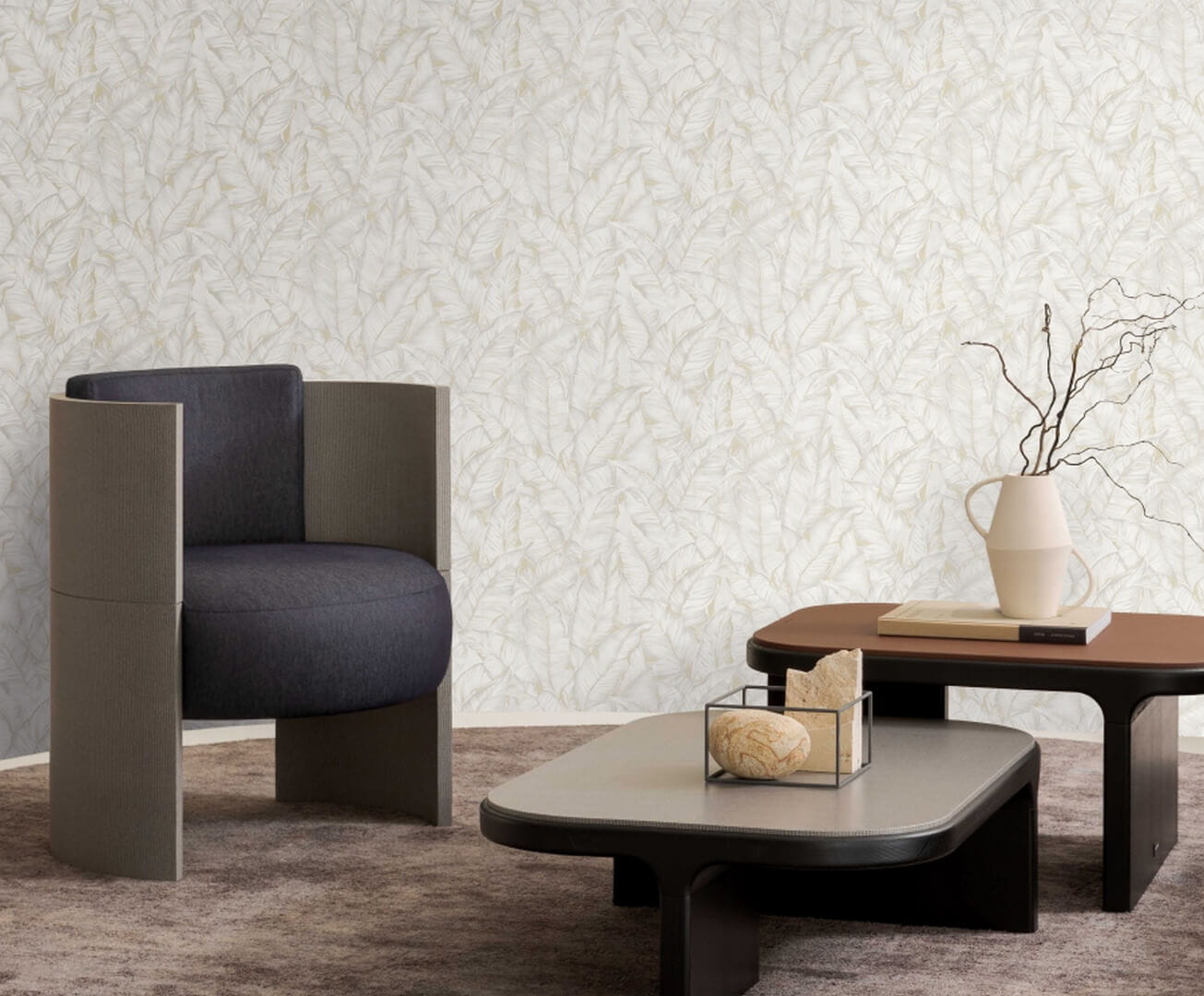 Tapeta tropikalne liście Zambaiti Parati Z30301 Trussardi 8