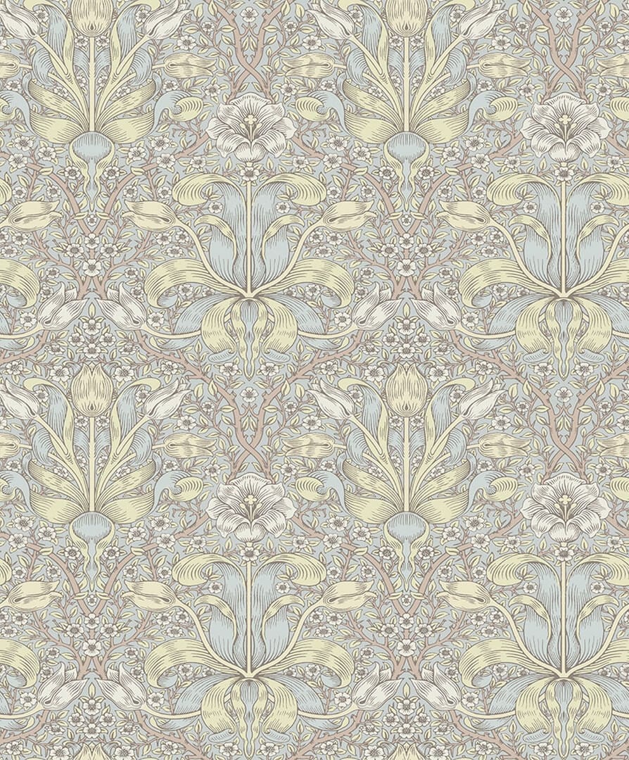 Tapeta roślinna z tulipanami Midbec 82066 Spring Thicket Hidden Treasures vol 2