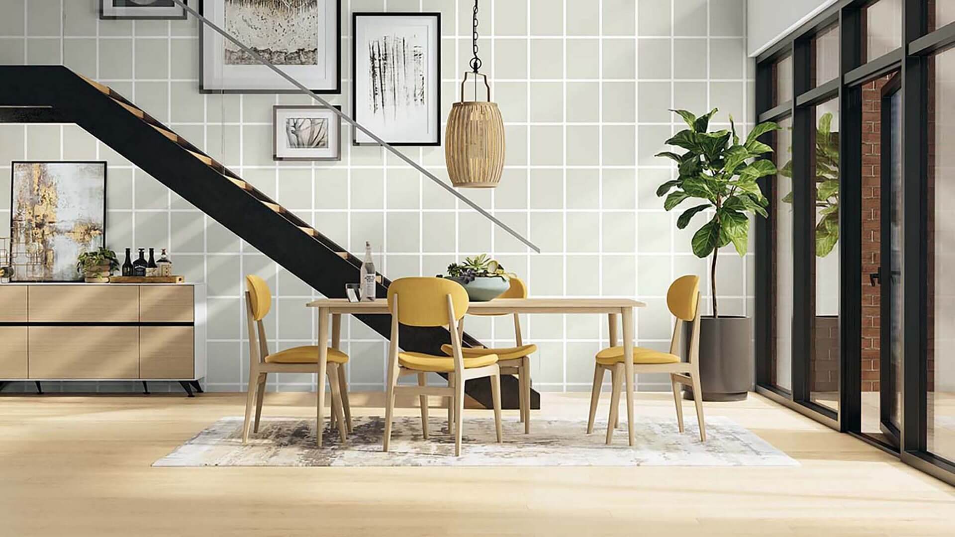 Tapeta geometryczna kratka Wallquest GM30105 Geometry