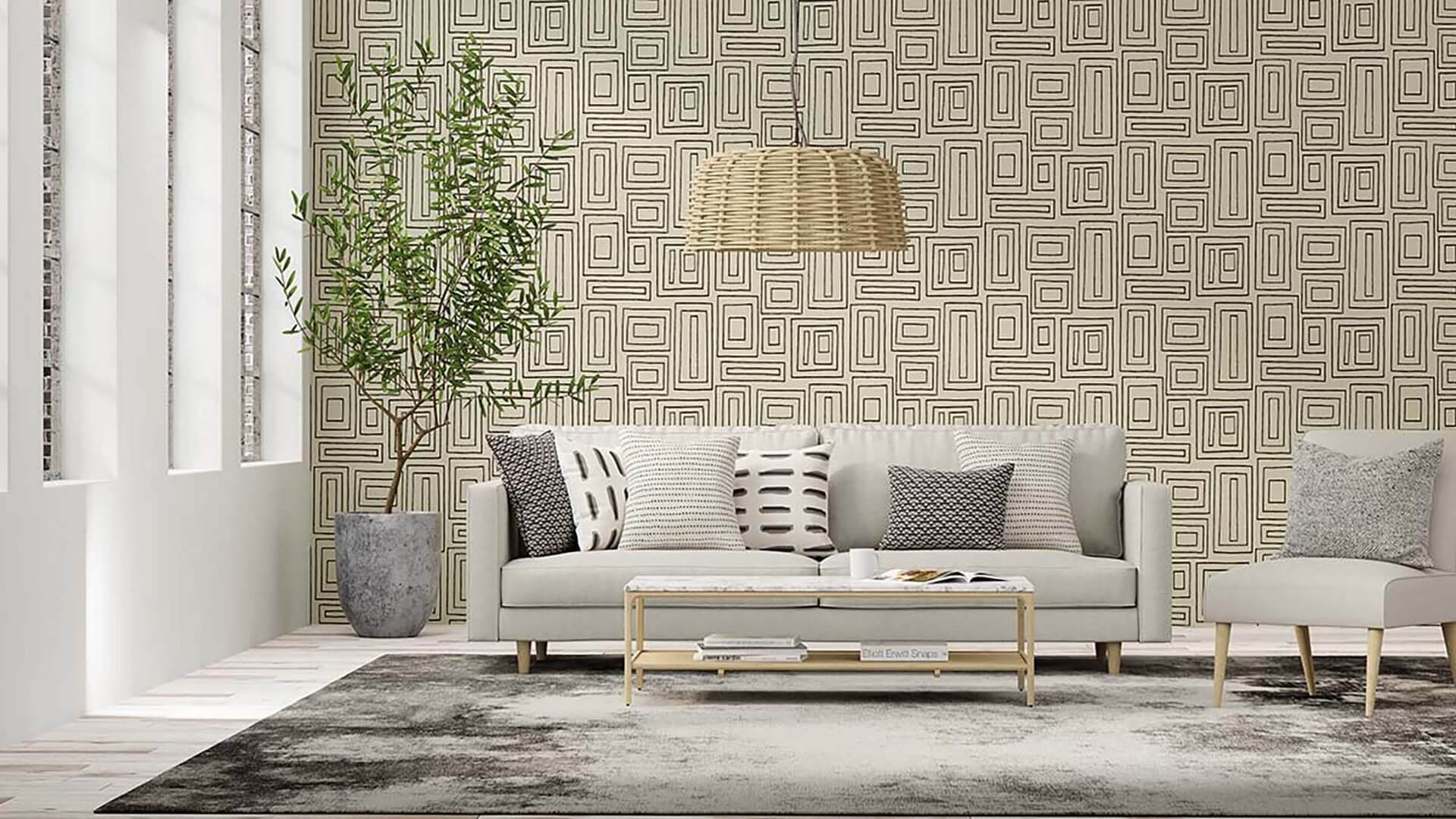 Tapeta geometryczna Wallquest GM30407 Geometry