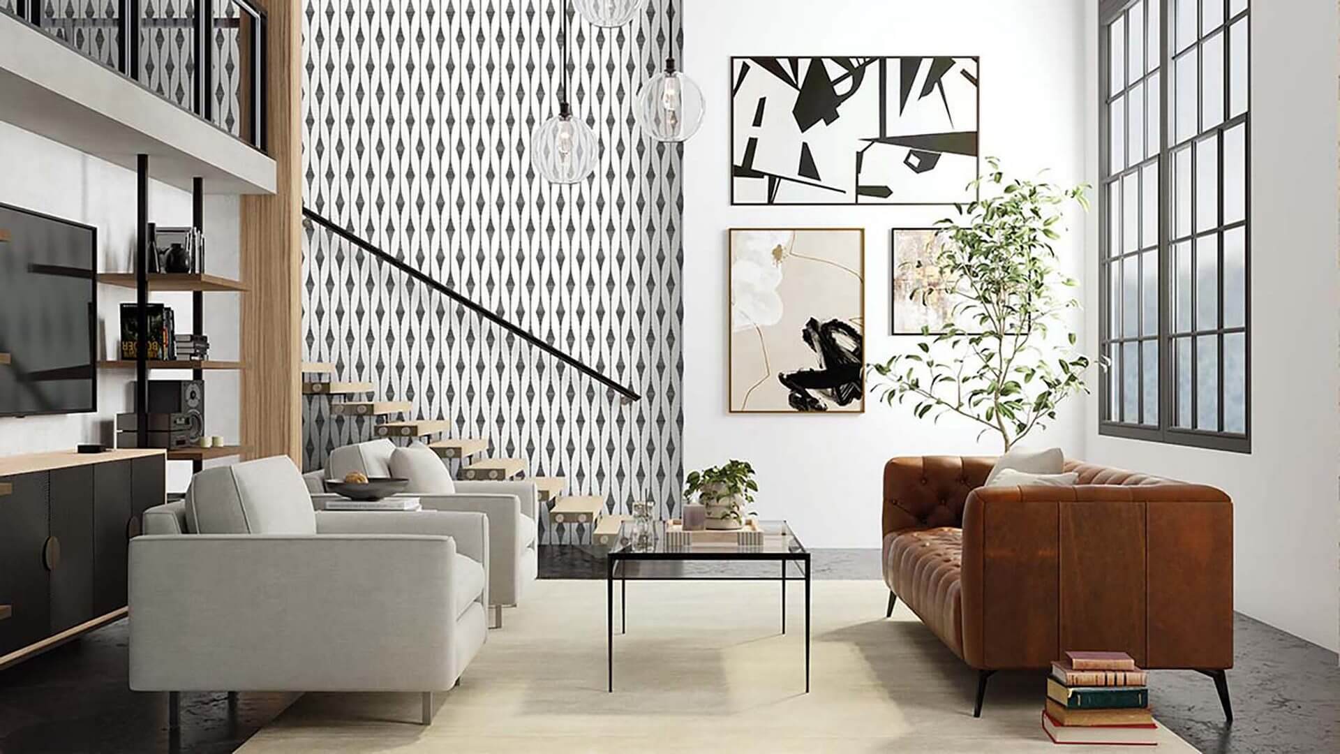 Tapeta geometryczna Wallquest GM30900 Geometry