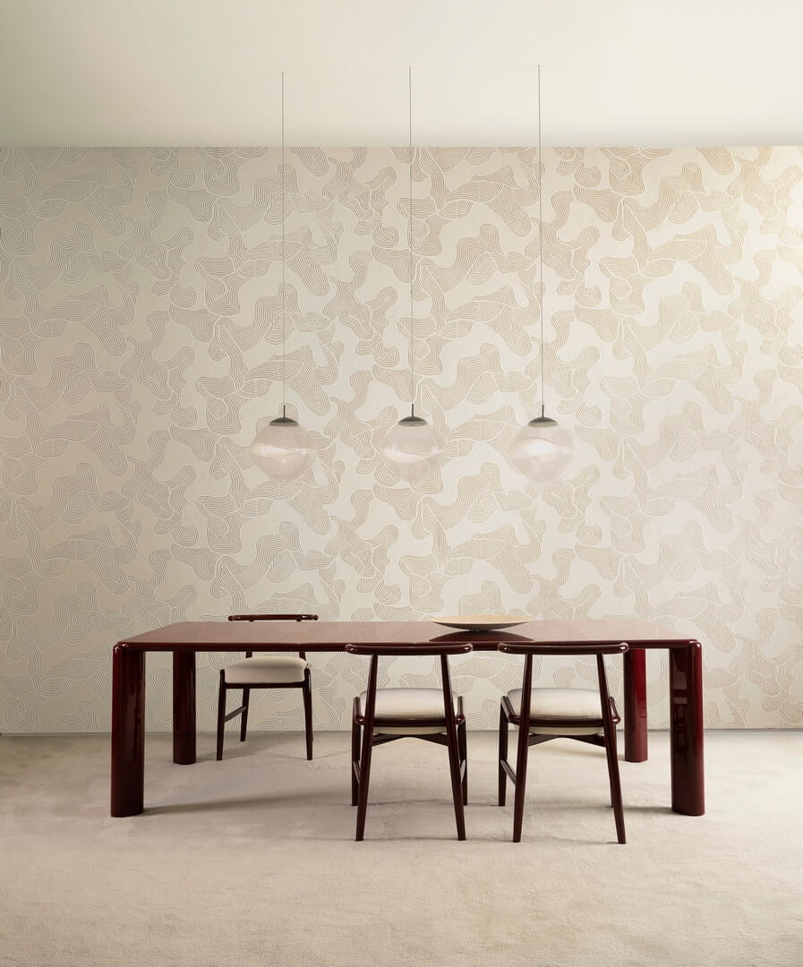 Tapeta tekstylna z falującym wzorem Arte Eolian 48620 Zephyr