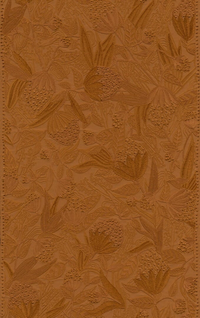 Tapeta tekstylna z haftowanym, botanicznym wzorem Arte Eclosion 29202 Allures