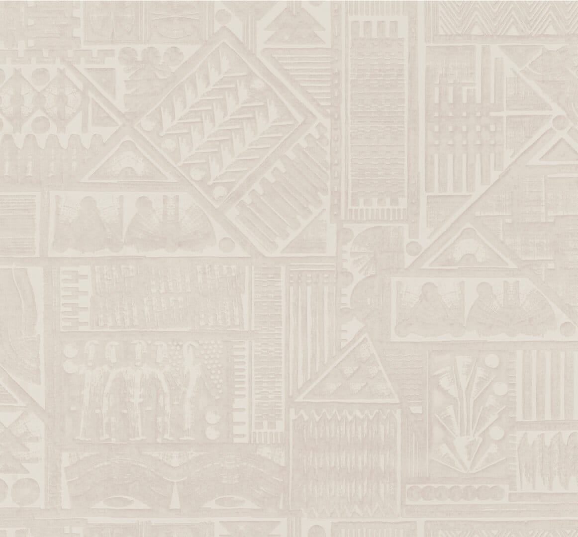 Tapeta tekstylna 3D geometryczna hieroglify Arte Amarna 23402 Memphis