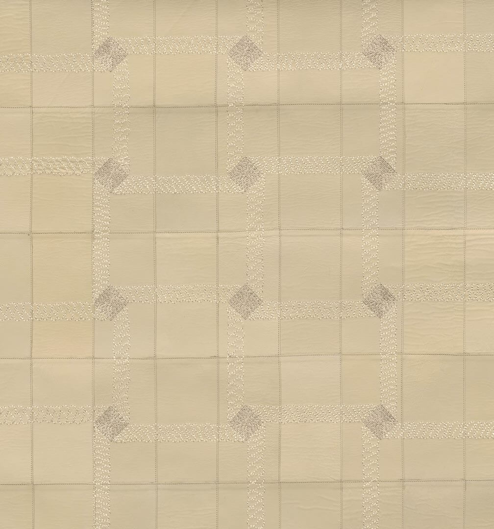 Tapeta naturalna skóra z haftem Arte Cassone 27420 Corium