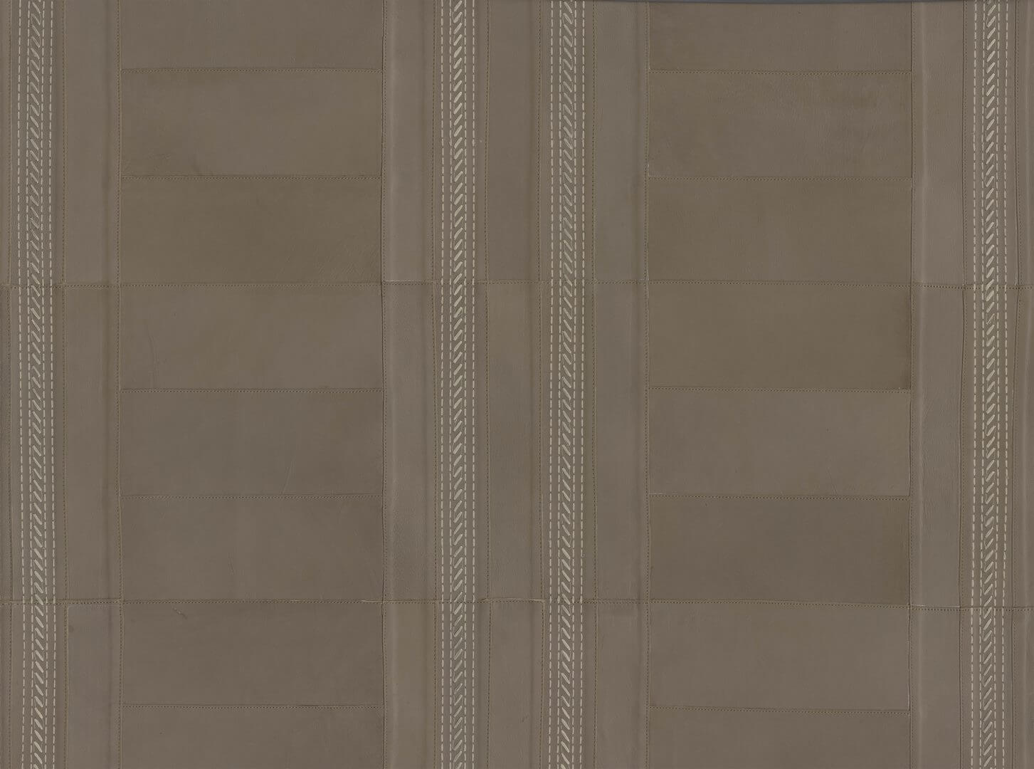 Tapeta naturalna skóra haftowana geometryczna Arte Gambison 27431 Corium