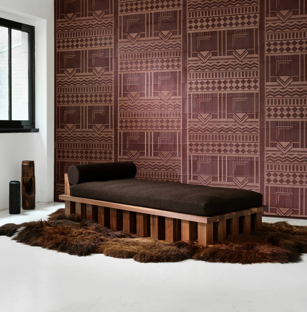 Tapeta naturalna skóra z haftem Arte Palazzo 27410 Corium