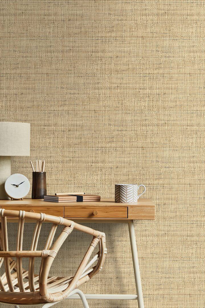 Tapeta imitująca plecionkę Wallquest LS61107 Savannah Grass
