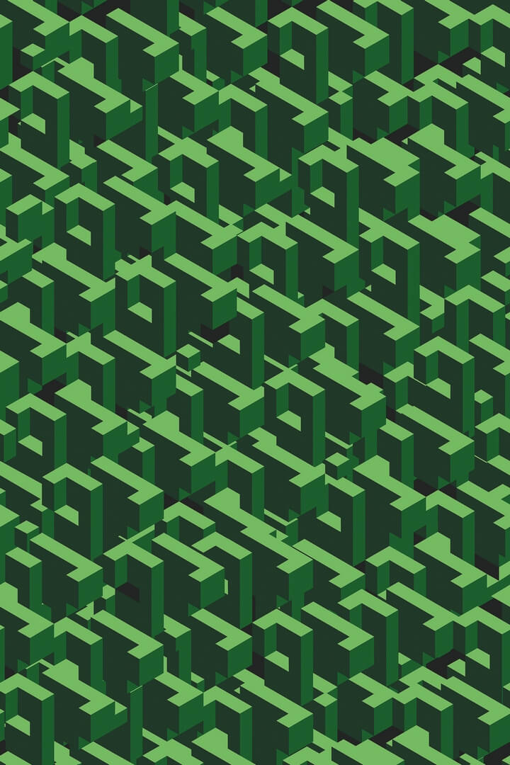 Mural geometryczna z efektem 3D na błyszczącej folii Marburg 48234 Avangarde Belgrade