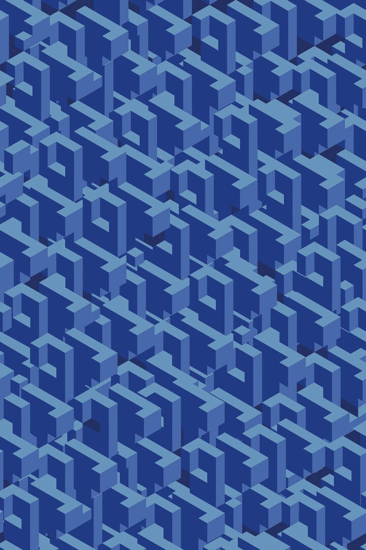 Mural geometryczna z efektem 3D na błyszczącej folii Marburg 48235 Avangarde Belgrade