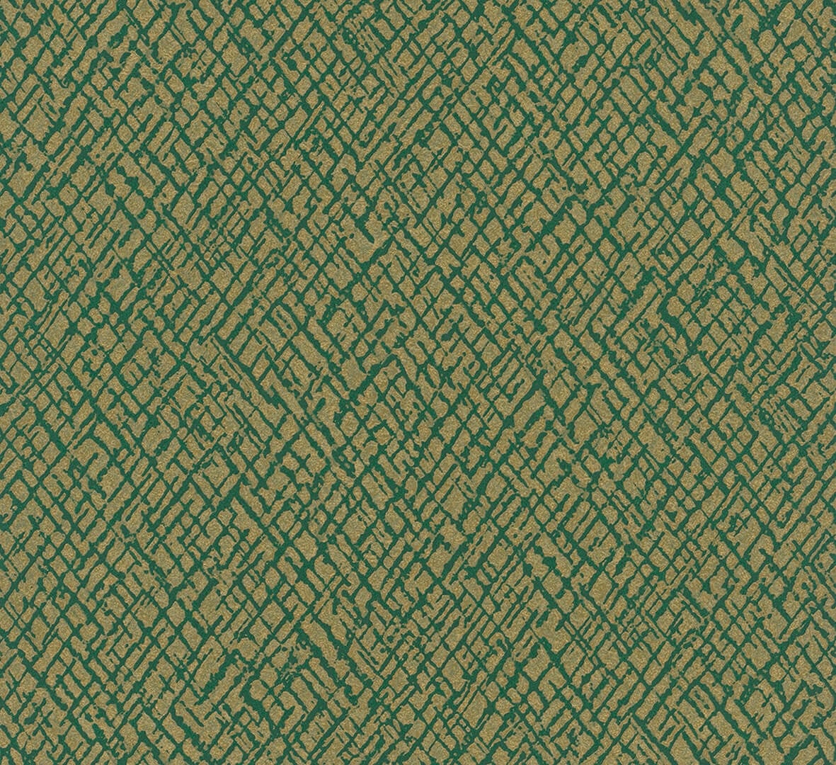 Tapeta błyszcząca mozaika zielono-złota Marburg 33716 Papis Loveday Colors of My Life