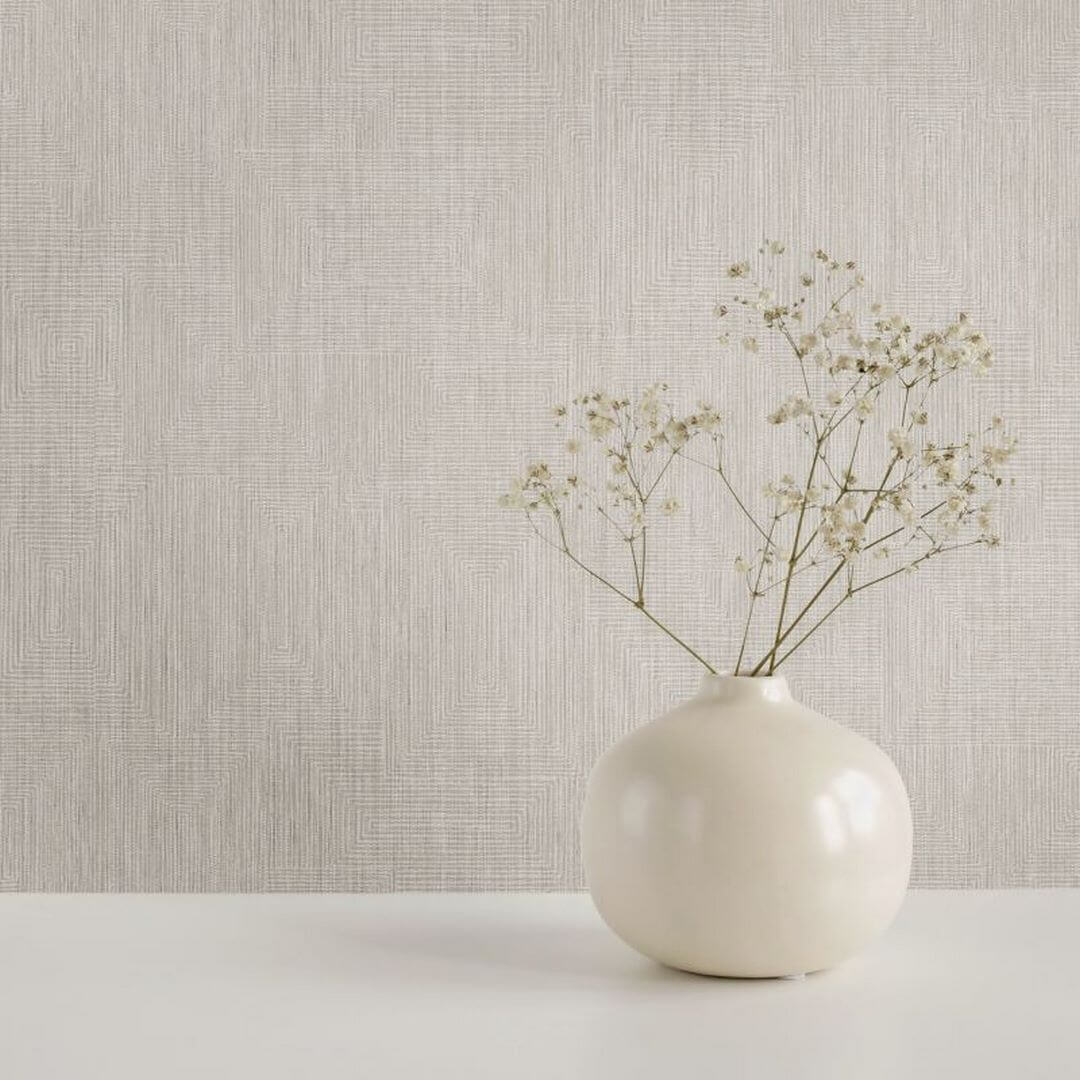 Tapeta teksturowana geometryczna Hohenberger 27611 Rio Linen Cerra