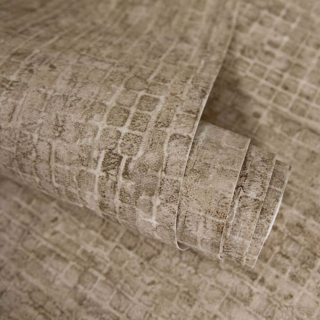 Tapeta inspirowana fakturą kamienia Hohenberger 27617 Ciel Dark linen Cerra