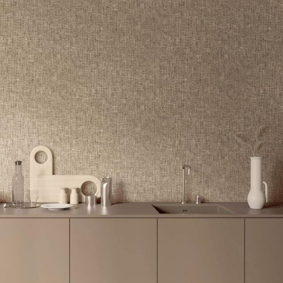 Tapeta inspirowana fakturą kamienia Hohenberger 27617 Ciel Dark linen Cerra