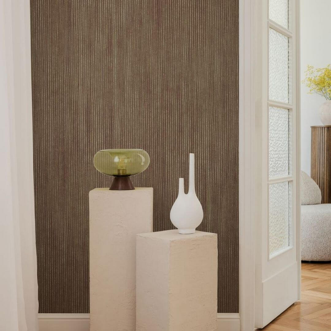 Tapeta prążki Hohenberger 27638 Riva Olive Cerra