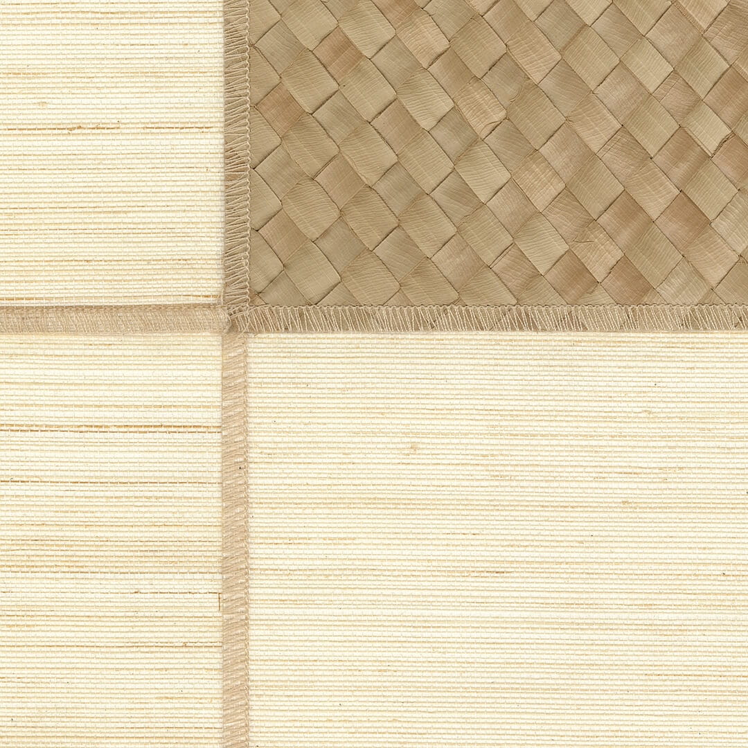 Tapeta naturalna wzór geometrycznych paneli CMO Paris WPA 07 10 Shoji Botanical Braid
