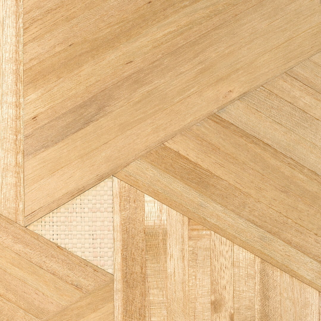 Tapeta naturalny fornir – geometryczna CMO Paris WBO 11 10 Cannage 2 Wood Wallcovering 2
