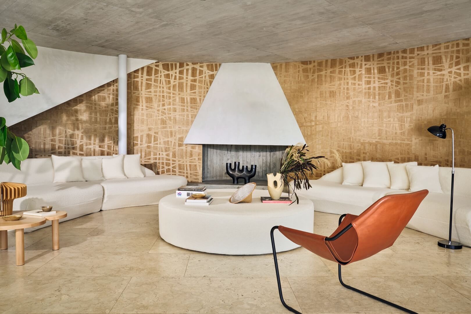 Tapeta naturalny fornir – geometryczna CMO Paris WBO 12 20 Futaie Wood Wallcovering 2