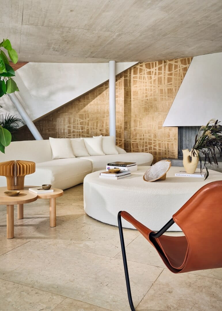 Tapeta naturalny fornir – geometryczna CMO Paris WBO 12 20 Futaie Wood Wallcovering 2