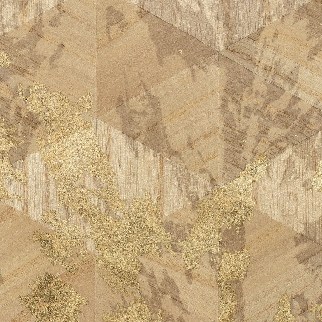 Mural naturalny fornir – geometria i roślinność CMO Paris WBO 06 20 Lupin Wild Nature