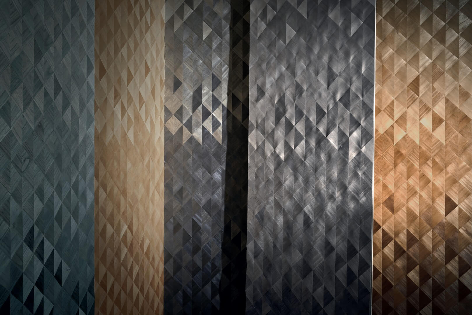 Mural naturalny fornir – geometryczny CMO Paris WBO 07 82 Bois Dégradé Wild Nature
