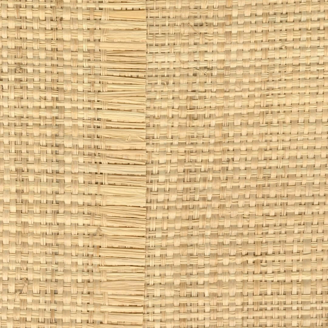 Tapeta naturalna z włókien rafii - pasy CMO Paris WRA 14 10 Raphia Vertical Raffia Wallcovering 4