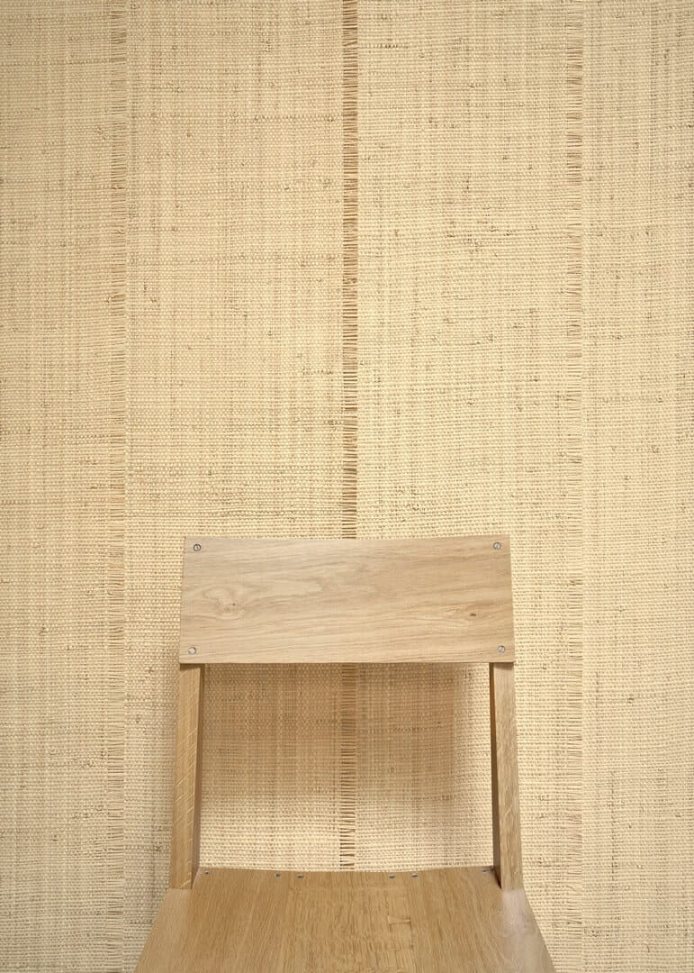 Tapeta naturalna z włókien rafii - pasy CMO Paris WRA 14 10 Raphia Vertical Raffia Wallcovering 4