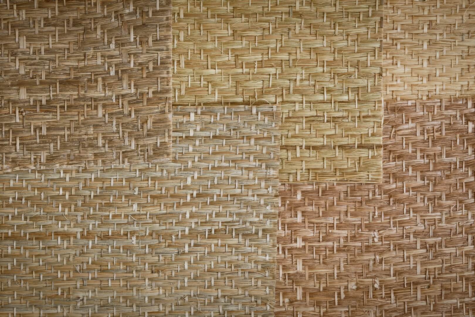 Tapeta naturalna z włókien abaki - pleciony wzór CMO Paris WAB 11 67 Abaca Herbacé Abaca Wallcovering