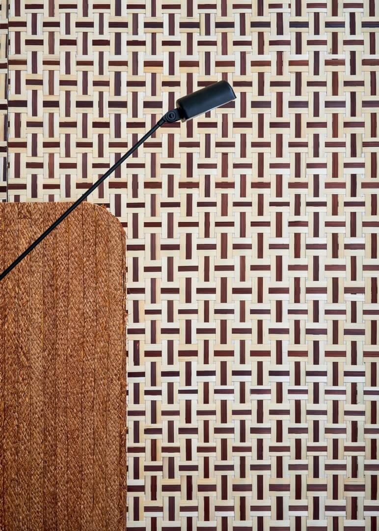 Mural naturalny - plecionka CMO Paris WBB 05 10 Bambou Bi Couleur Bamboo