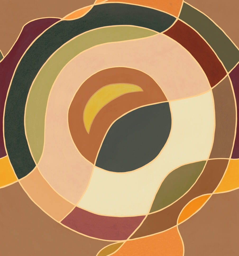 Mural geometryczny Elitis VP 1003 02 Terre Cordes Sensibles x Véronique de Soultrait