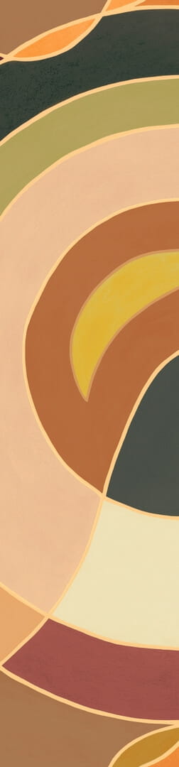 Mural geometryczny Elitis VP 1003 02 Terre Cordes Sensibles x Véronique de Soultrait