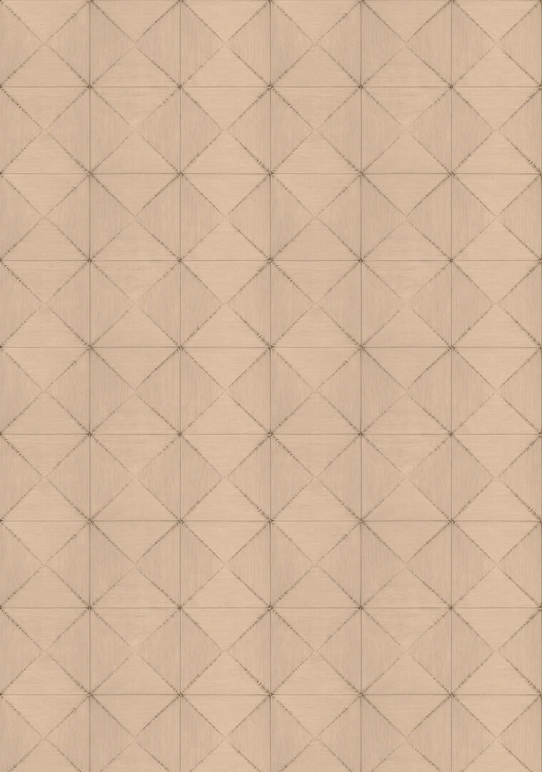 Tapeta geometryczna ze strukturą sznurka Elitis VP 997 10 Sillage Cordes Sensibles x Véronique de Soultrait